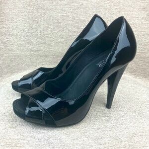 Michael Kors Open Toe Heels. Size 10 Black